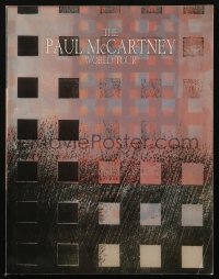 5f0441 PAUL McCARTNEY music concert souvenir program book 1989 great images from world tour!