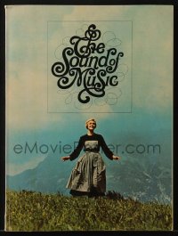 5f0462 SOUND OF MUSIC 52pg souvenir program book 1965 Julie Andrews, Robert Wise musical classic!