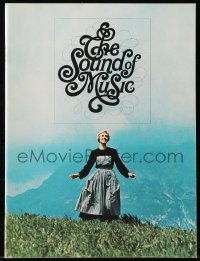 5f0461 SOUND OF MUSIC 34pg souvenir program book 1965 Julie Andrews, Robert Wise musical classic!