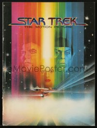 5f0467 STAR TREK souvenir program book 1979 art of William Shatner & Leonard Nimoy by Bob Peak!