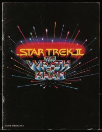 5f0468 STAR TREK II souvenir program book 1982 The Wrath of Khan, Leonard Nimoy, William Shatner