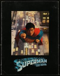 5f0472 SUPERMAN souvenir program book 1978 comic book hero Christopher Reeve, Gene Hackman, Brando