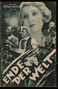 5f0194 END OF THE WORLD Austrian program 1931 star/director Abel Gance's La Fin Du Monde, ultra rare!