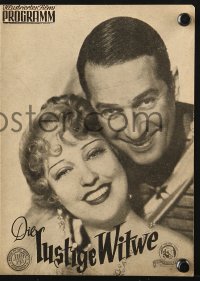 5f0206 MERRY WIDOW Austrian program R1940s Maurice Chevalier, Jeanette MacDonald, Ernst Lubitsch!