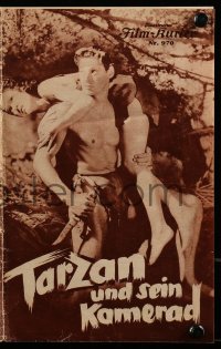 5f0221 TARZAN & HIS MATE Austrian program 1935 Johnny Weissmuller, Maureen O'Sullivan, different!