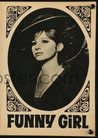 5f0151 FUNNY GIRL East German program 1970 Barbra Streisand, Omar Sharif, William Wyler, different!