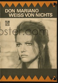 5f0161 MAFIA East German program 1969 different images of beautiful Claudia Cardinale, Franco Nero