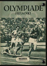 5f0168 OLYMPIADA - HELSINKY 1952 East German program 1953 Olympic Games sports in Finland!