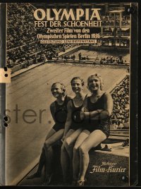 5f0123 OLYMPIA PART TWO: FESTIVAL OF BEAUTY German program 1938 Leni Riefenstahl Olympic documentary