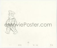 5g0176 SIMPSONS animation art 2000s cartoon pencil drawing of police Chief Wiggum walking!