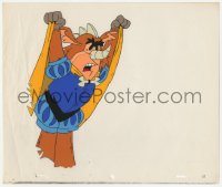 5g0142 PEBBLES CEREAL animation cel 1970s great cartoon art of Barney Rubble as Beast of Bedrock!