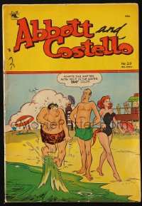 5g0598 ABBOTT & COSTELLO #20 comic book September 1953 Terror of the Mat wrestling cartoon!