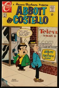 5g0605 ABBOTT & COSTELLO #6 comic book January 1969 Hanna-Barbera, great Henry Scarpelli art!