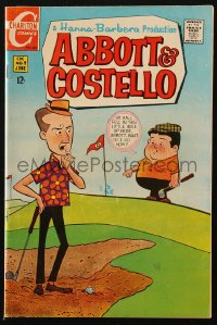 5g0608 ABBOTT & COSTELLO #9 comic book June 1969 Hanna-Barbera, golf art, great superhero cartoon!