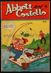 5g0599 ABBOTT & COSTELLO #24 comic book March 1954 Justice is Done, Super Salesman!