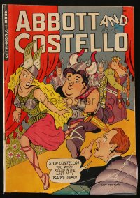 5g0607 ABBOTT & COSTELLO #7 comic book May 1949 Uproar at the Opera, great Bud & Lou cartoon!