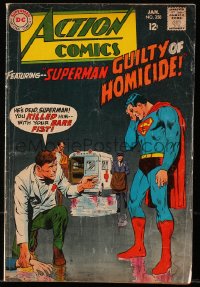 5g0563 ACTION COMICS #358 comic book January 1968 Superman is Guilty of Homicide!