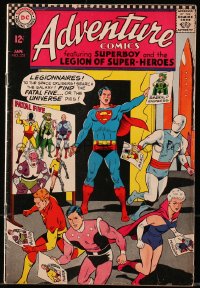 5g0573 ADVENTURE COMICS #352 comic book January 1967 Superman, Superboy & the Legion of Super-Heroes!