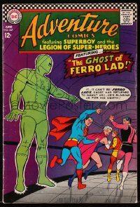5g0574 ADVENTURE COMICS #357 comic book June 1967 Superman & The Ghost of Ferro Lad!