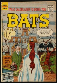5g0546 TALES CALCULATED TO DRIVE YOU BATS #1 comic book November 1961 Orlando Busino art, 1st issue!