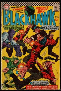 5g0418 BLACKHAWK #223 comic book August 1966 Mr. Quick-Change, one-man army with deadly identities!