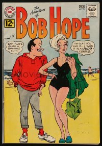 5g0421 BOB HOPE #75 comic book June/July 1968 DC Comics, he's flirting with women on the beach!