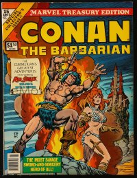 5g0431 CONAN THE BARBARIAN Marvel Treasury Edition #15 comic book 1977 John Buscema & Ernie Chan art!