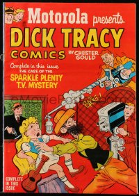 5g0440 DICK TRACY comic book 1953 Chester Gould's detective, Case of the Sparkle Plenty TV Mystery!