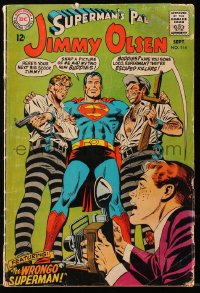 5g0475 JIMMY OLSEN #114 comic book September 1968 DC Comics, The Wrongo Superman!