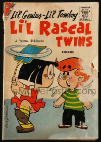 5g0486 LI'L RASCAL TWINS #12 comic book November 1958 Li'l Genius & Li'l Tomboy by Frank Johnson!
