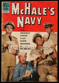 5g0499 MCHALE'S NAVY #1 comic book May/Jul 1963 zaniest crew taht ever manned a PT boat, first issue!