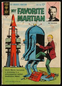 5g0503 MY FAVORITE MARTIAN #2 comic book July 1964 stowaway in a robot-manned rocket to Mars!