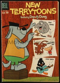 5g0505 NEW TERRYTOONS #1 comic book Jun/Aug 1960 Deputy Dawg, Silly Sidney, Hashimoto-san, Dinky Duck!