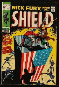 5g0506 NICK FURY #13 comic book July 1969 Agent of SHIELD, The Super-Patriot!