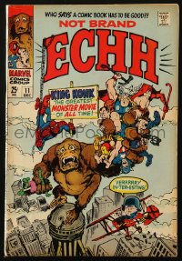 5g0509 NOT BRAND ECHH #11 comic book December 1968 King Konk, Spidey-Man & more, Marie Severin art!