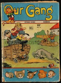 5g0613 OUR GANG #13 comic book September/October 1944 Little Rascals + early Tom & Jerry art!