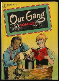 5g0614 OUR GANG #21 comic book January/February 1946 Little Rascals + early Tom & Jerry art!