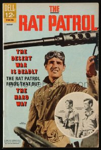 5g0521 RAT PATROL #4 comic book August 1967 they find out the desert war is deadly!