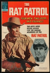 5g0522 RAT PATROL #5 comic book November 1967 the odds were never worse for the daring members!
