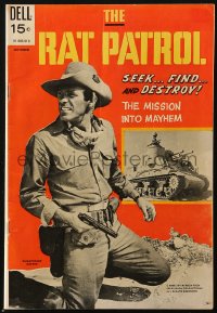5g0523 RAT PATROL #6 comic book October 1969 seek, find & destroy, the mission into mayhem!