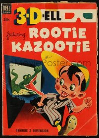 5g0529 ROOTIE KAZOOTIE #1 comic book 1953 3-D first issue in genuine 3 dimension!