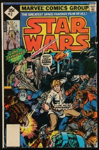 5g0539 STAR WARS REPRINT vol 1 no 2 comic book 1977 Marvel Special Edition, Howard Chaykin art!