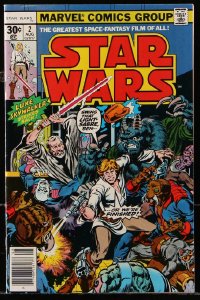 5g0541 STAR WARS vol 1 no 2 comic book August 1977 Luke Skywalker Strikes Back, Howard Chaykin art!