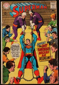 5g0586 SUPERMAN #206 comic book May 1968 DC Comics, The Day Superman Became an Assassin!