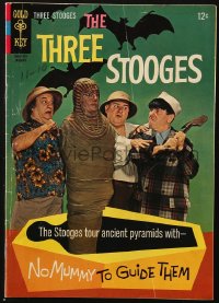 5g0632 THREE STOOGES #32 comic book January 1967 Larry, Moe & Curly-Joe, No Mummy to Guide Them!
