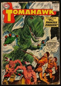 5g0549 TOMAHAWK #58 comic book September/October 1958 The Frontier Dinosaur, DC Comics!