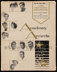 5g0013 ACADEMY AWARDS PORTFOLIO 9x11 print set 1962 Volpe art of all Best Actor & Actress winners!
