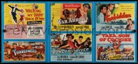 5g0118 UNIVERSAL 1953-54 6pg trade ad 1953 six great full-color ads for upcoming movies!