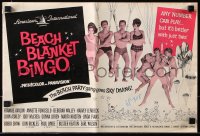 5g0654 BEACH BLANKET BINGO pressbook 1965 Frankie Avalon & Annette Funicello go sky diving!