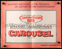 5g0687 CAROUSEL pressbook 1956 Shirley Jones, Gordon MacRae, Rodgers & Hammerstein musical!